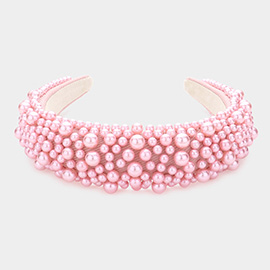 Pearl Cluster Headband