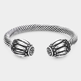 Boho Twisted Metal Cuff Bracelet