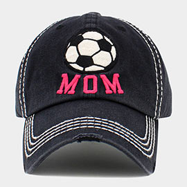 Soccer Mom Message Vintage Baseball Cap