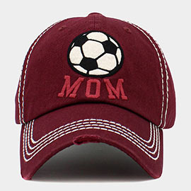 Soccer Mom Message Vintage Baseball Cap