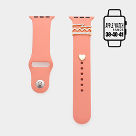 Heart Pointed Apple Watch Silicone Band