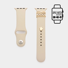 Flower Pointed Apple Watch Silicone Band
