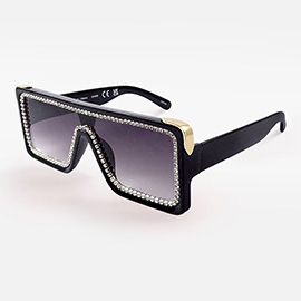 Rhinestone Embellished Sunglasses