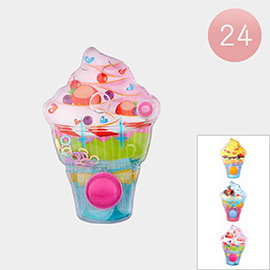 24PCS - Ice Cream Water Ring Toss Game Toys