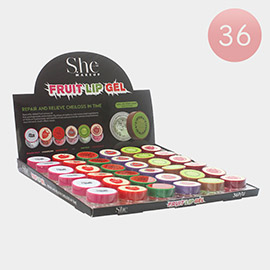 36PCS - Fruits Lip Gels