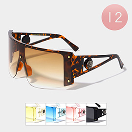 12PCS - Lion Pointed Wayfarer Sunglasses