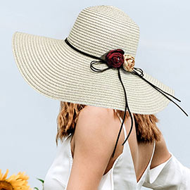 Flower Band Straw Sun Hat