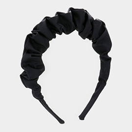 Pleated Solid Headband