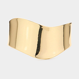 Wavy Metal Cuff Bracelet