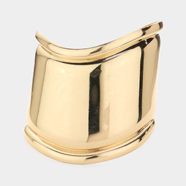 Wavy Metal Cuff Bracelet
