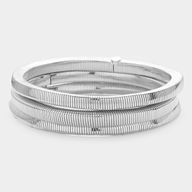 3PCS - Metal Stretch Bracelets