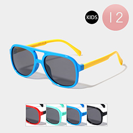 12PCS - Aviator Wayfarer Kids Sunglasses