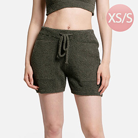 Solid Side Pockets String Shorts
