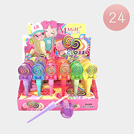 24PCS - Lollipop Lip Glosses