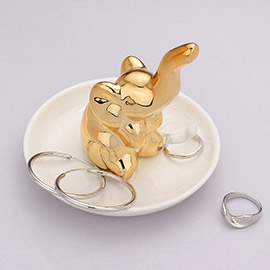 Elephant Ring Holder Jewelry Dish