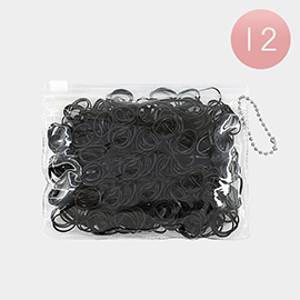 12Packs - Rubber Hair Bands