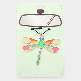 Colorful Dragonfly Car Rear View Mirror Hanging Accessory