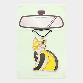 Colorful Cat Car Rear View Mirror Hanging Accessory