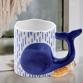 Whale Ceramic Mug Cup