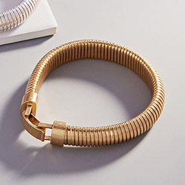 Textured Tubogas Metal Bracelet