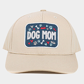 Dog Mom Message Baseball Cap
