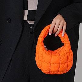 Micro Mini Quilted Puffer Hand Cloud Bag