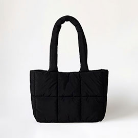 Quilted Padded Shoulder Bag / Tote Bag