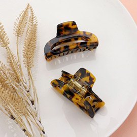2PCS - Celluloid Acetate Small Hair Claw Clips