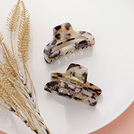 2PCS - Celluloid Acetate Small Hair Claw Clips