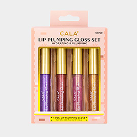 4PCS - Lip Plumping Gloss Set