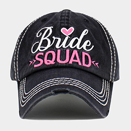 Bride Squad Message Vintage Baseball Cap