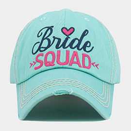 Bride Squad Message Vintage Baseball Cap