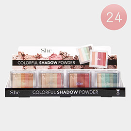 24PCS - Colorful Shadow Powder